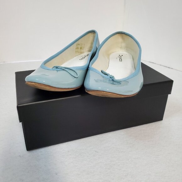 Repetto Cendrillon Ballerina Flat Light Baby Blue Leather FR 42 / US 10 w/ Box - Picture 2 of 12